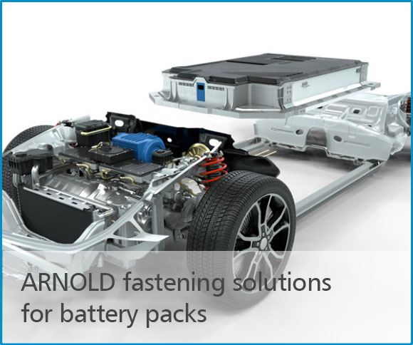ARNOLD Verbindungslösungen für Battery Packs